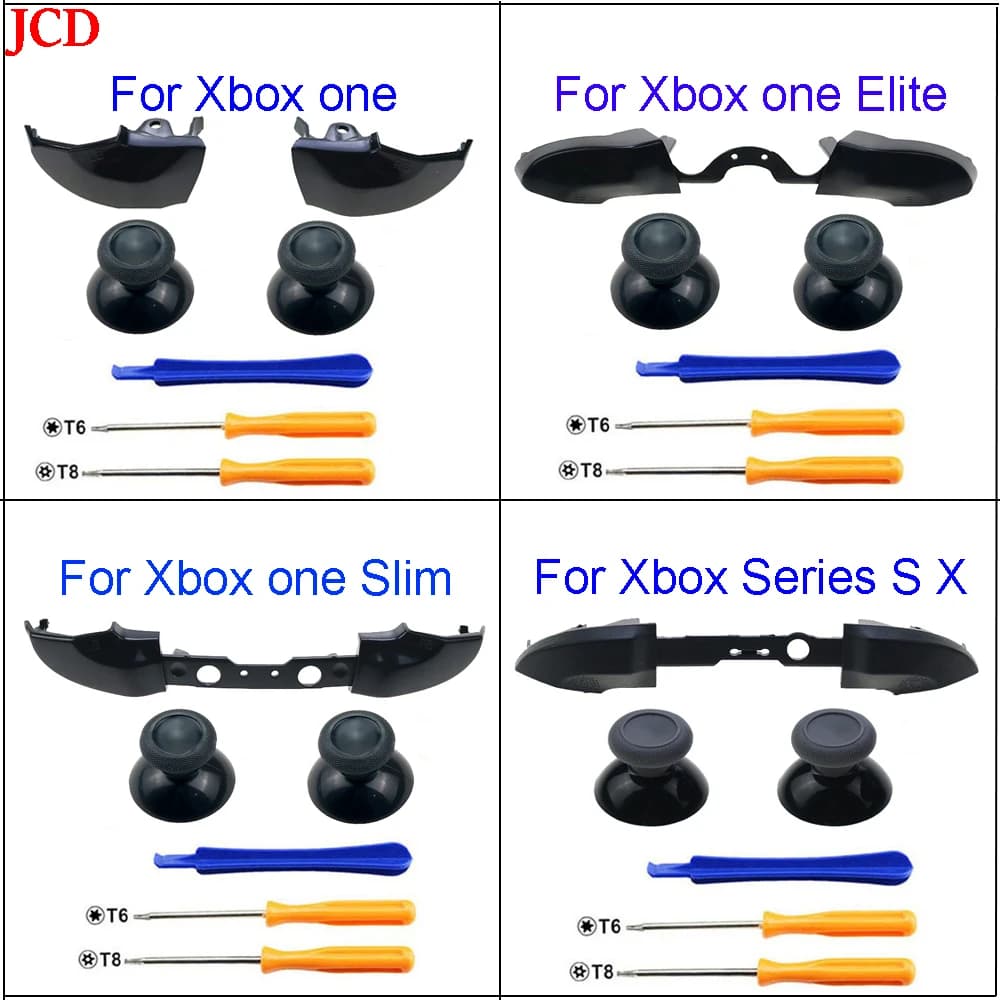JCD 1Set Per Xbox One Serie XS Elite Controller di Ricambio RB LB Paraurti Trigger Pulsanti Accessori di Gioco Per Xbox One Control