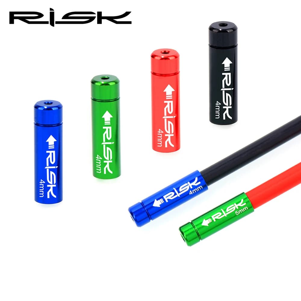 10pcs risk terminal plugs for bicycle cables Shift/Brake Cable Shirt sheath MTB road bike parts suitable for waterproof dust caps for line tubes from 4mm 5mm