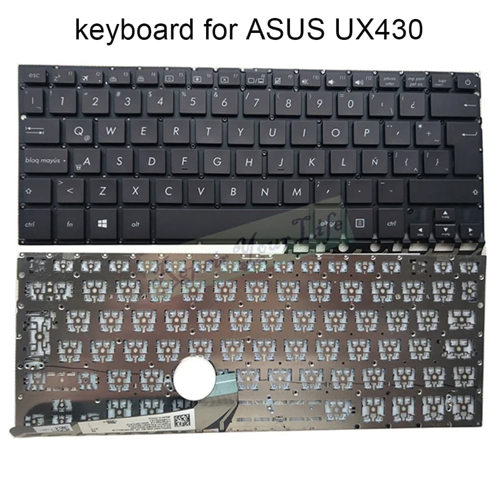 Tastiera retroilluminata spagnola latina per laptop ASUS ZenBook UX430 UX430U UX430UA UX430UQ UX430UN ES Tastiere per notebook Spagna 2627LA00