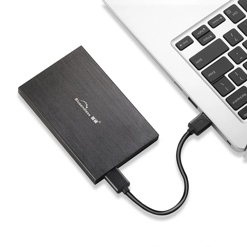 Disco rigido esterno portatile Blueendless 750 GB/2 TB USB 2.0 HD Dispositivi di archiviazione esterni HDD per desktop e laptop