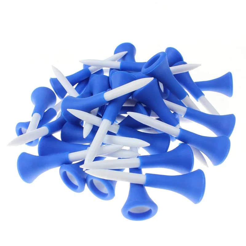 CRESTGOLF 2-1/8", 2-3/4", 3-1/4" Tees da golf in plastica con parte superiore del cuscino in gomma - Ultra resistente per uso a lungo termine 50 pezzi/confezione