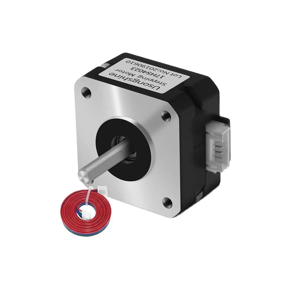 Motore passo-passo Usongshine Nema17 17HS4023 42BGYH 4 conduttori 1.0A 13N.cm Per stampante 3D per macchina per incisione laser CNC