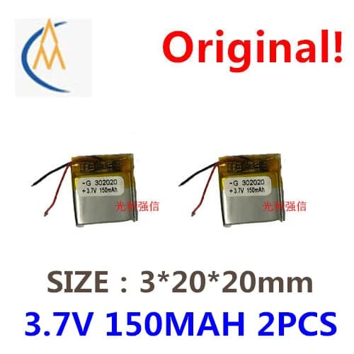 buy more will cheap Brand new3.7V polymer lithium battery 302020 150mah MP4 Bluetooth speaker / device / mini 3D glasses toy car