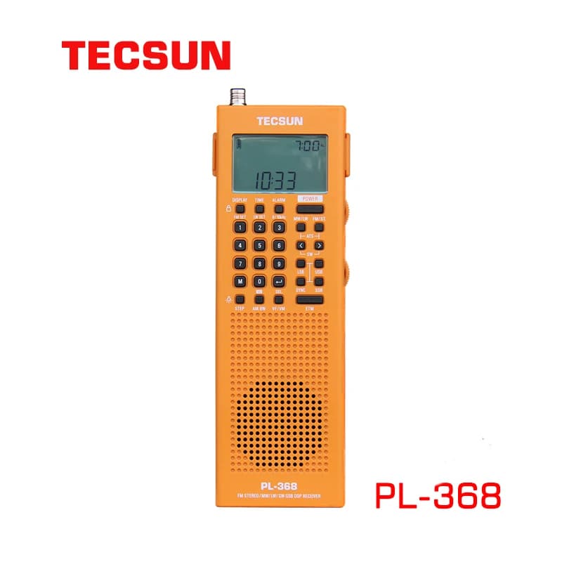 TECSUN PL-368 Portable Radio FM DSP ETM ATS FM-Stereo Receiver MW SW World Band Stereo Radio Tecsun PL368