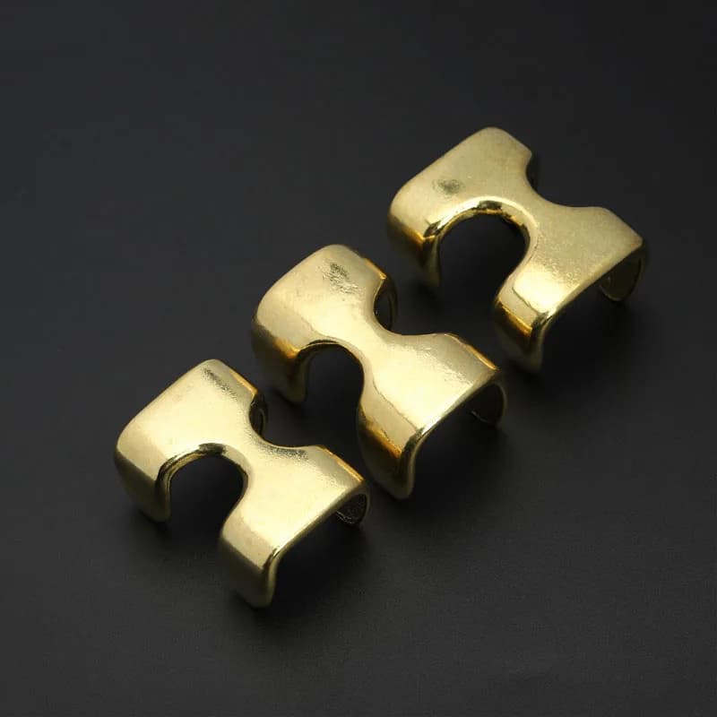1 pz ottone artiglio fermaglio corda Clip fibbia per fai da te in pelle mestiere imbracatura corda di trazione borsa fissa accessori Hardware