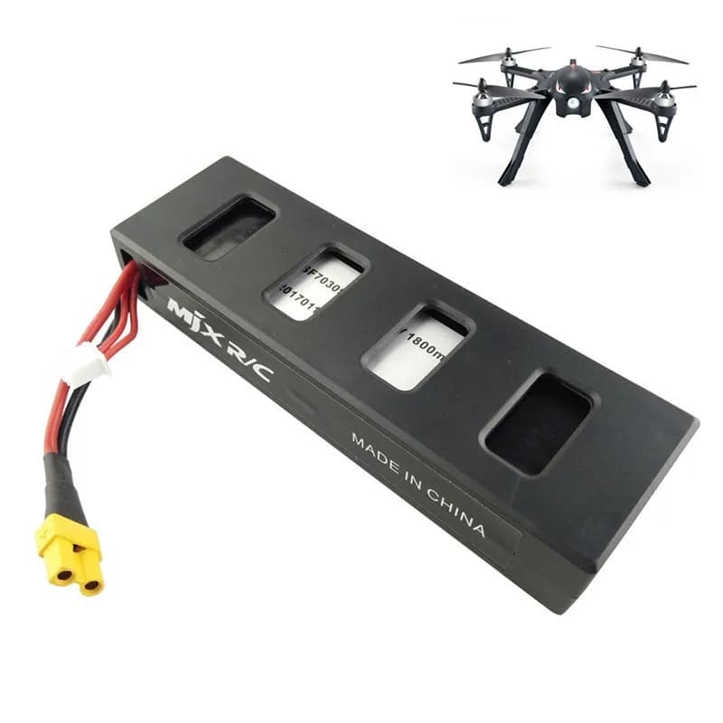 Batteria originale 7.4V 1800mah per MJX R/C Bugs 3 / B3 Li-po Batteria per MJX B3 RC Quadcopter Drone Pezzi di ricambio Accessori 1 pz