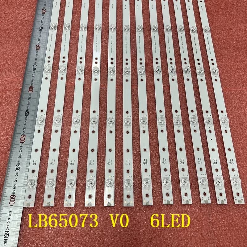 Striscia LED per Hisense H65AE6000 H65A6100 H65A6140 H65AE6100UK 65H6E 65R6E 65Q7809 TV LC-65Q6020U JL.D65061330-003FS-M