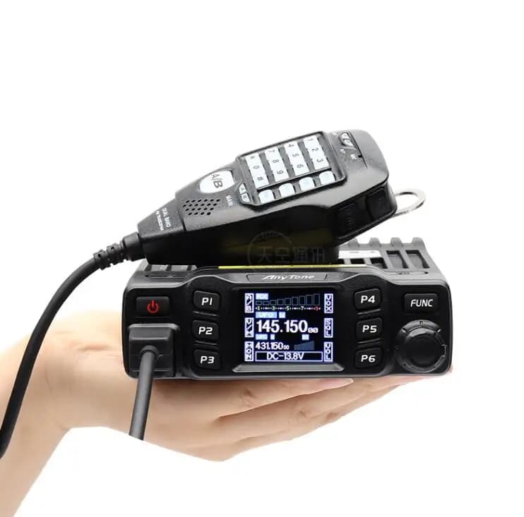 Stazione Radio Mobile VHF 136-174 UHF 400-480MHz Radio amatoriale walkie-talkie 25W del ricetrasmettitore della banda doppia di AnyTone AT-778UV Mini