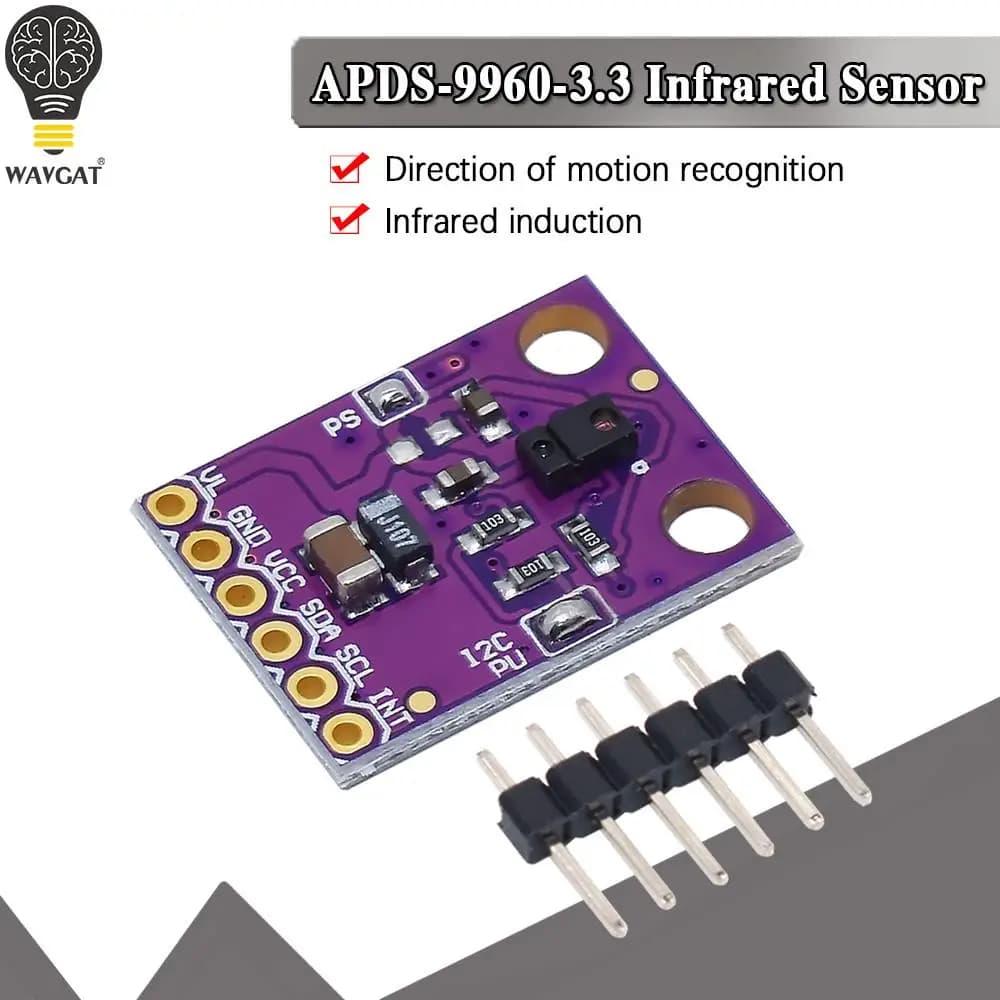 APDS-9960 ADPS 9960 del sensore di gesto di RGB del centro commerciale di DIY per l'interfaccia di arduino I2C 3.3V