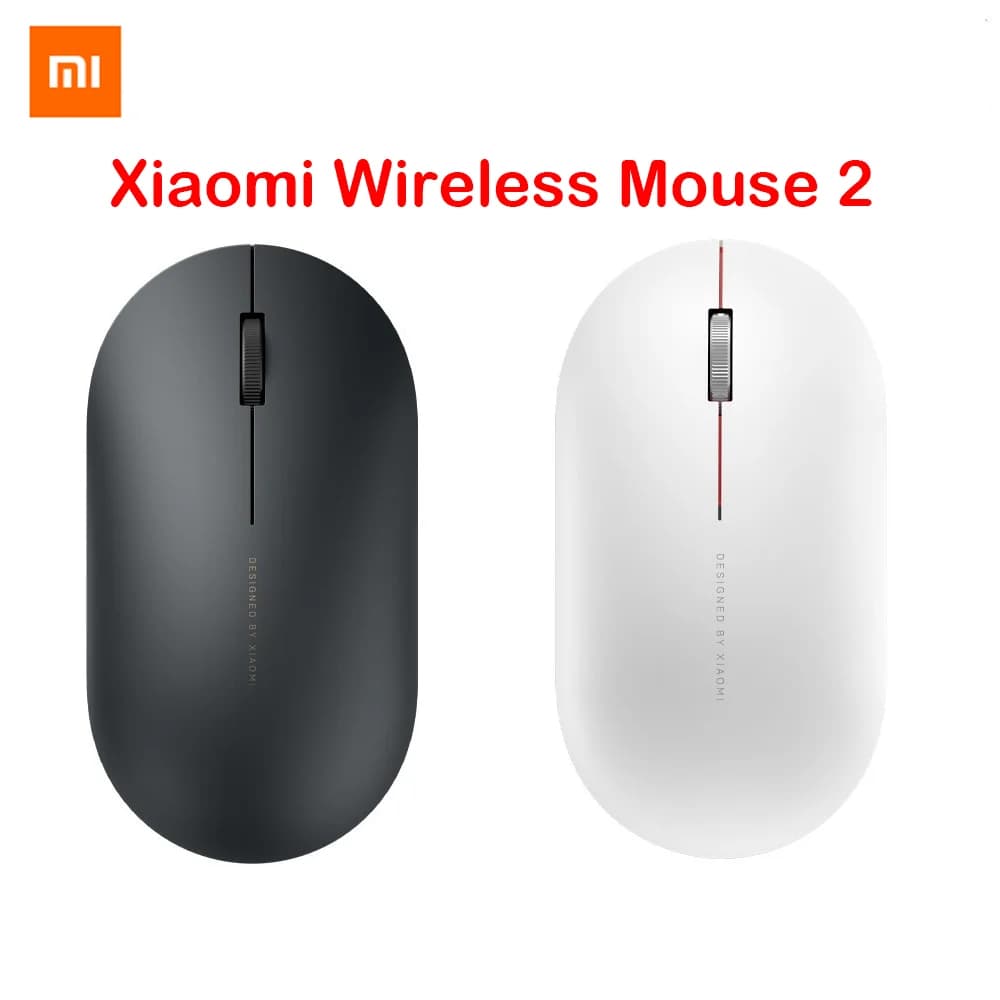 Xiaomi Mi Wireless Mouse 2 Mouse da gioco portatile 1000dpi 2.4GHz WiFi link Mouse ottico per Macbook Notebook Laptop Mouse portatile