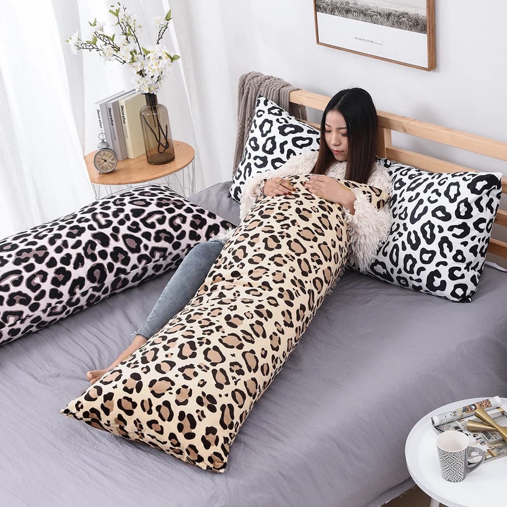 Personalizzato Superfine peluche corpo uguale federa lunga morbida velluto soffice fodera per cuscino divano letto HT-PSVPBC-C