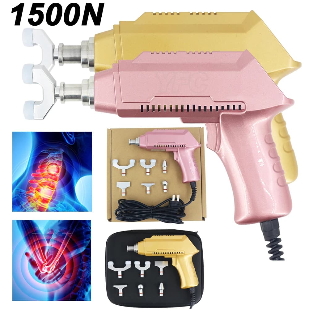 Electric therapy Pistola for bone correction Chiropractic adjustment tool Massage for cervical body relaxation