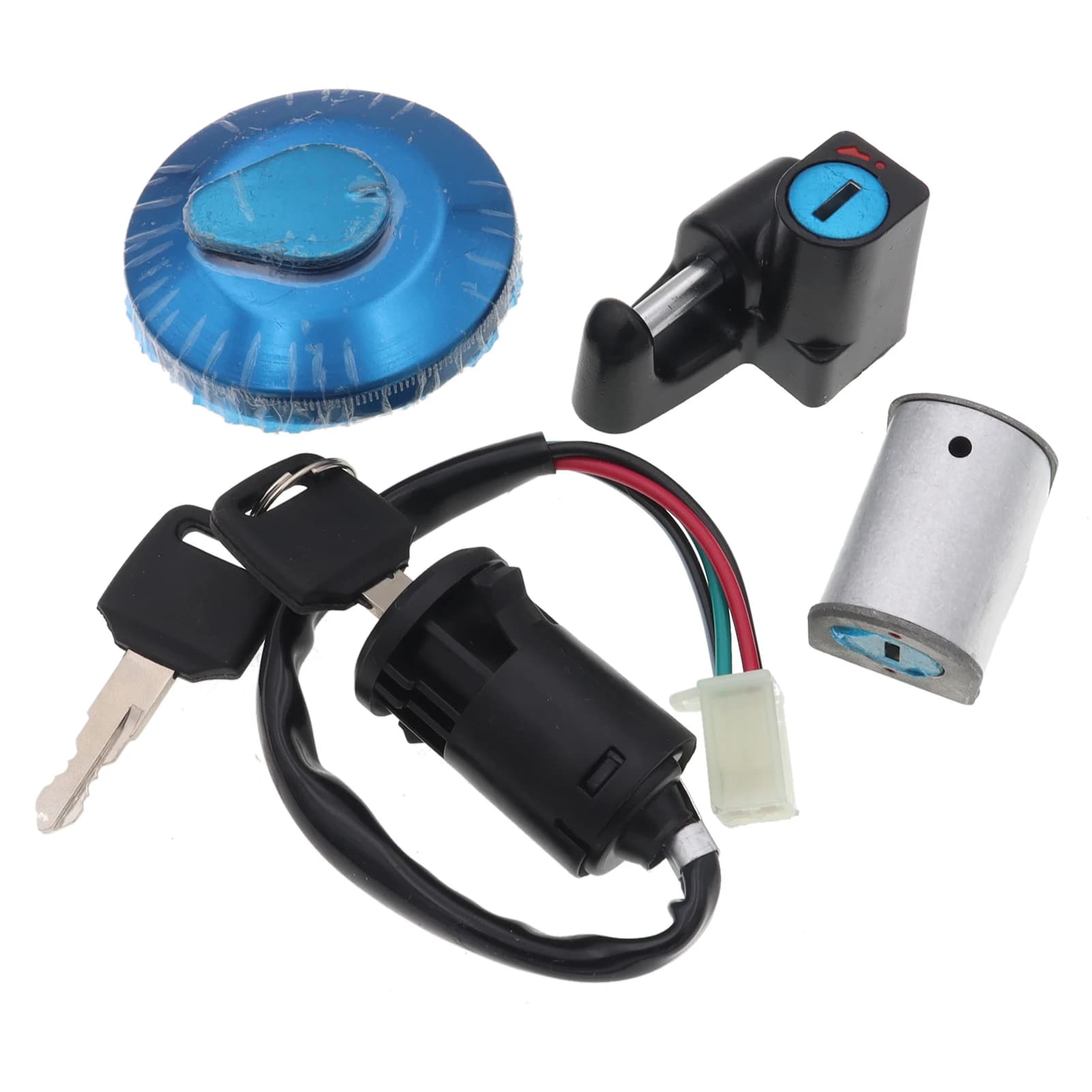 Kit interruttore accensione a 4 fili blocco serbatoio carburante tappo chiave sedile casco per Monkey Z50 50A Z50J Z50R Mini Bike