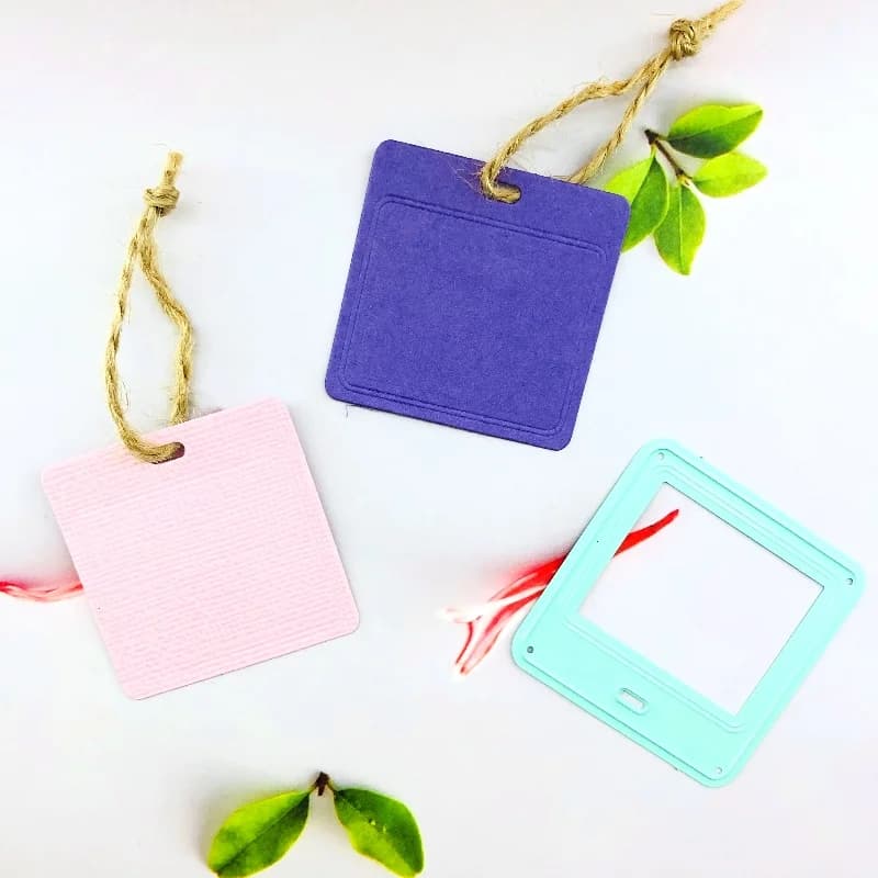 SS Creativity Cardmaking Kit Handmade Square Frame Mint Metal Die Cutter Paper Craft 2022 New Arrivals Scrapbooking for Dies