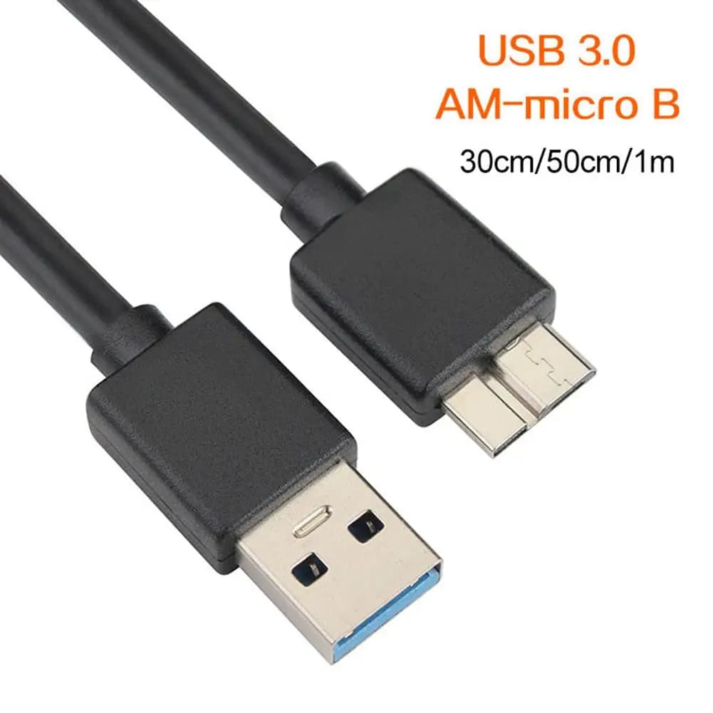 Cavo convertitore adattatore USB 3 0 A a Micro B maschio per disco rigido esterno HDD S5 Cavo disco rigido USB C
