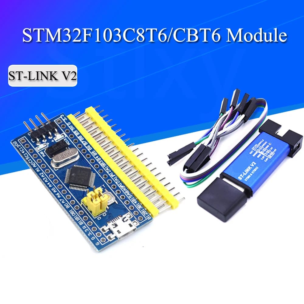 STM32F103C8T6 ARM STM32 Modulo scheda di sviluppo sistema minimo per Arduino Kit fai da te ST-Link V2 Mini STM8 Simulatore Scarica
