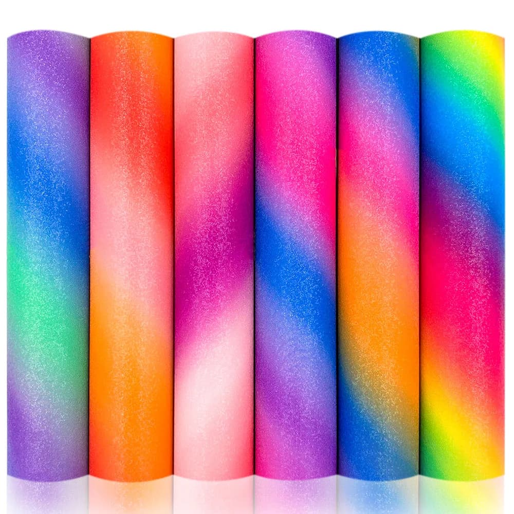 Holographic Rainbow Craft Cut Vinyl DIY Adhesive Vinyl Design for Phone Covers Laptop Covers Coffee Cups Mugs Cars Home Decor