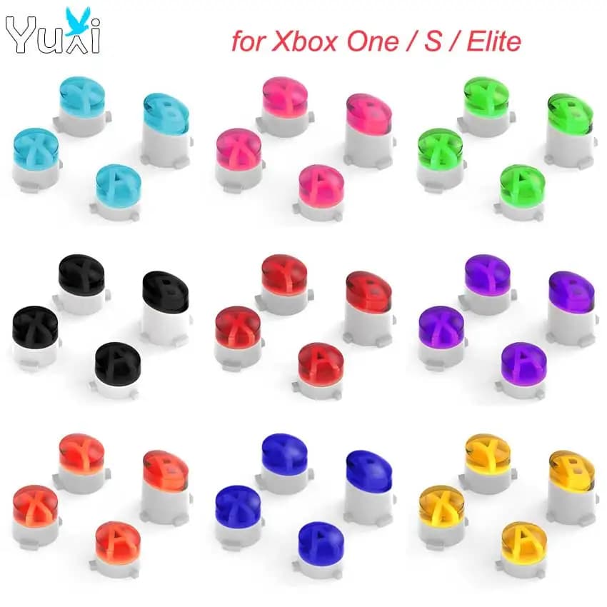 Kit mod pulsanti ABXY di ricambio YuXi per controller wireless Xbox One Slim / Elite Pezzi di ricambio Accessori pulsanti