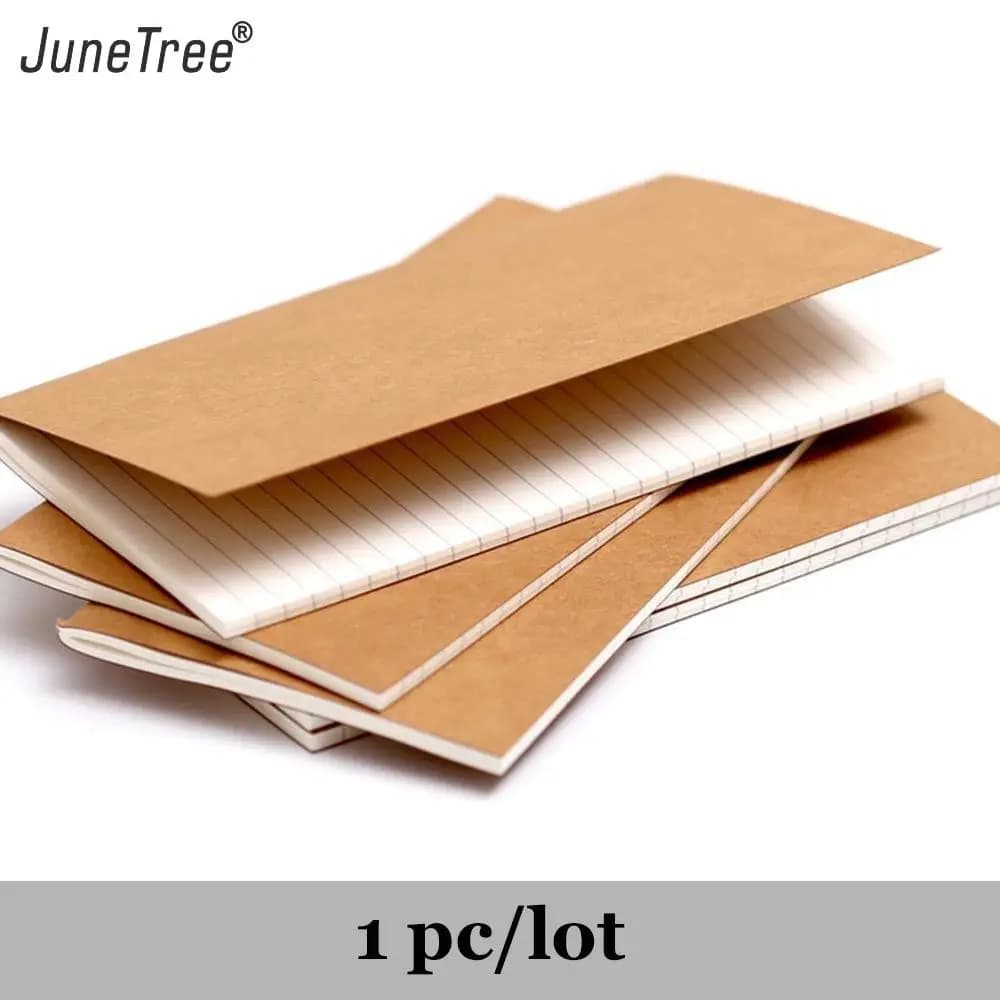 1PC carta ricaricabile per notebook da viaggio carte di riempimento diario inserti per latticini ricarica notebook in pelle linea vuota kraft