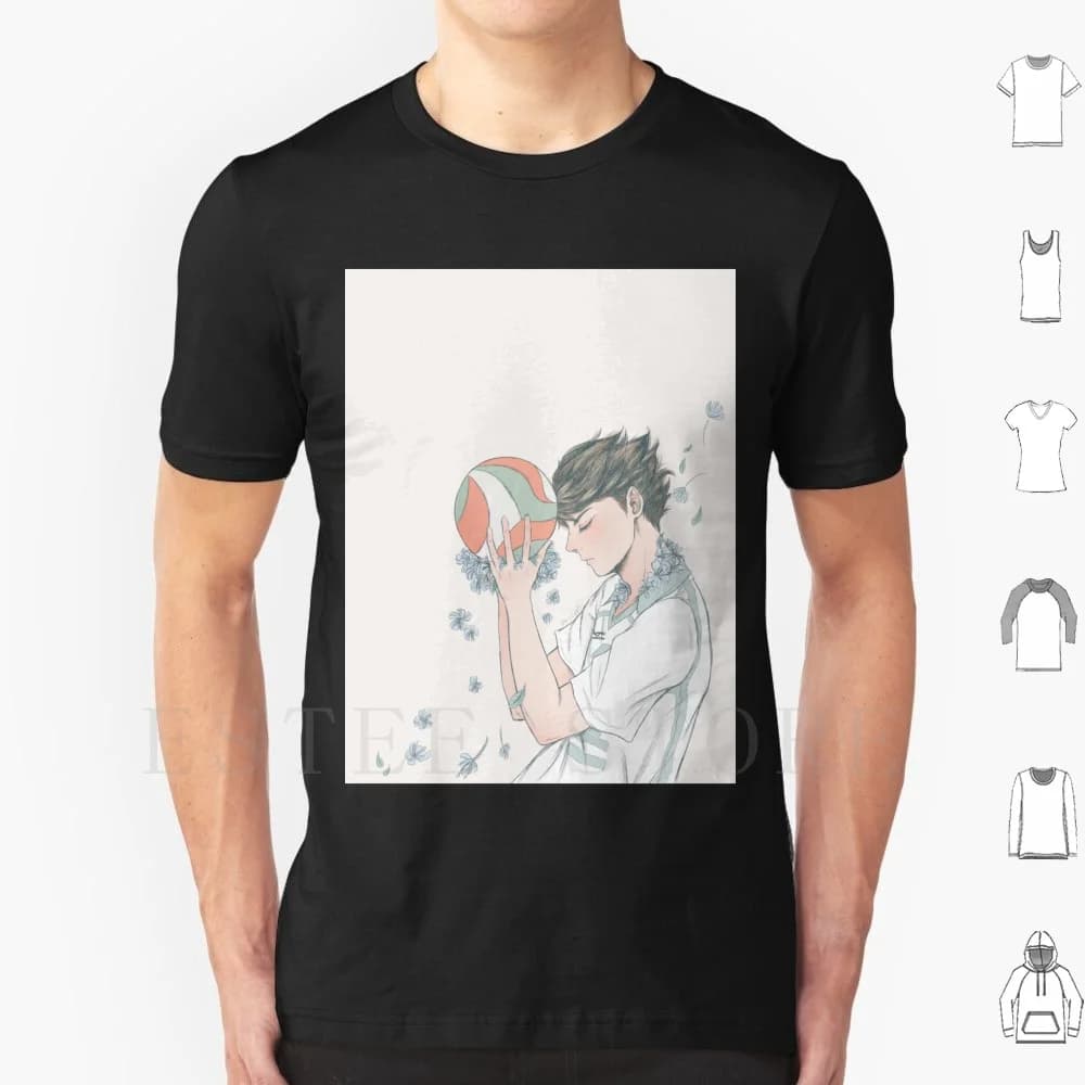 Tooru Oikawa T Shirt Cotton Men DIY Print Tooru Oikawa Oikawa Anime Volleyball