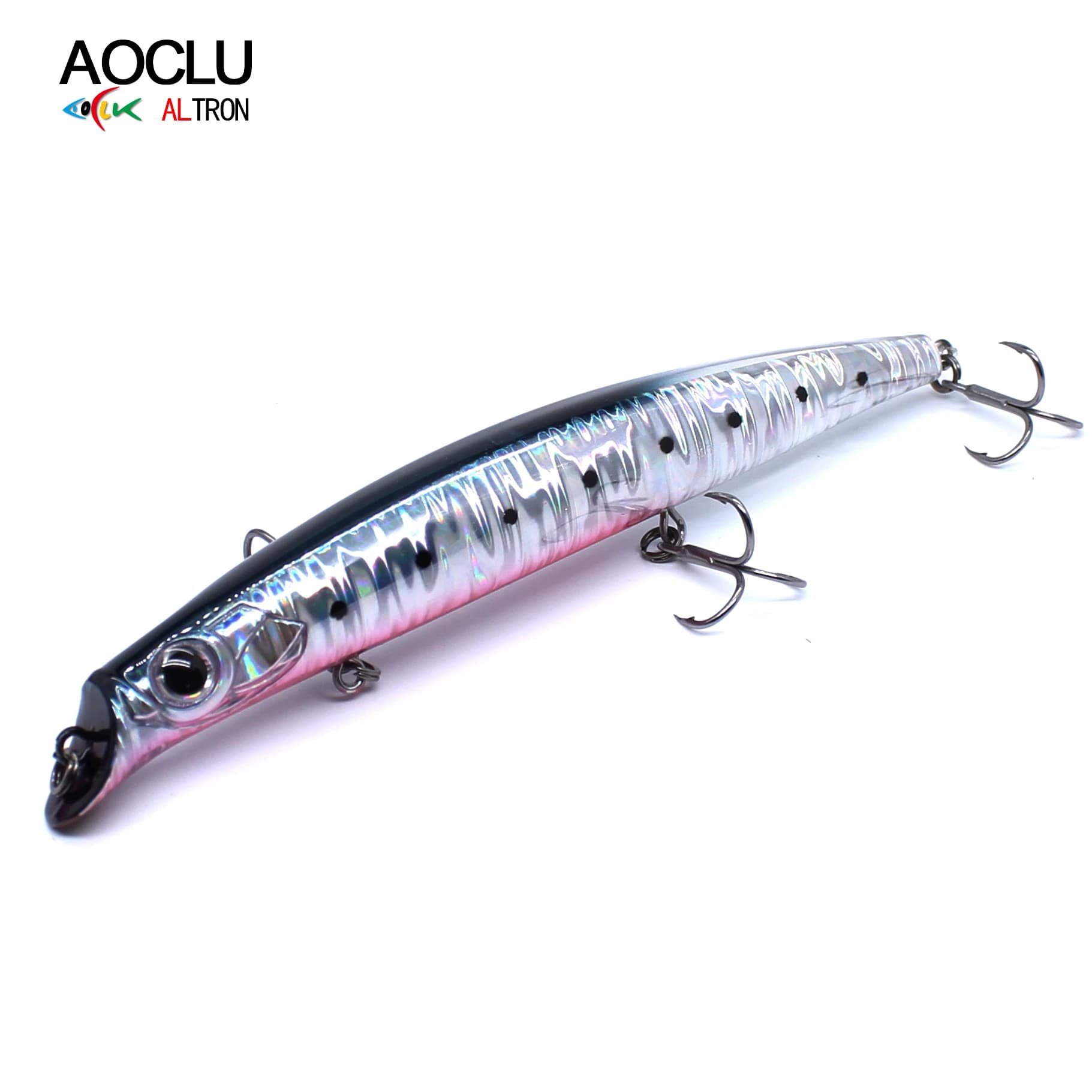 AOCLU-Jerkbait Wobbler Hard Bait Minnow Stick Floating Fishing Lure sistema di trasferimento del peso Easy Cast Topwater Swimmer 140mm, 18g