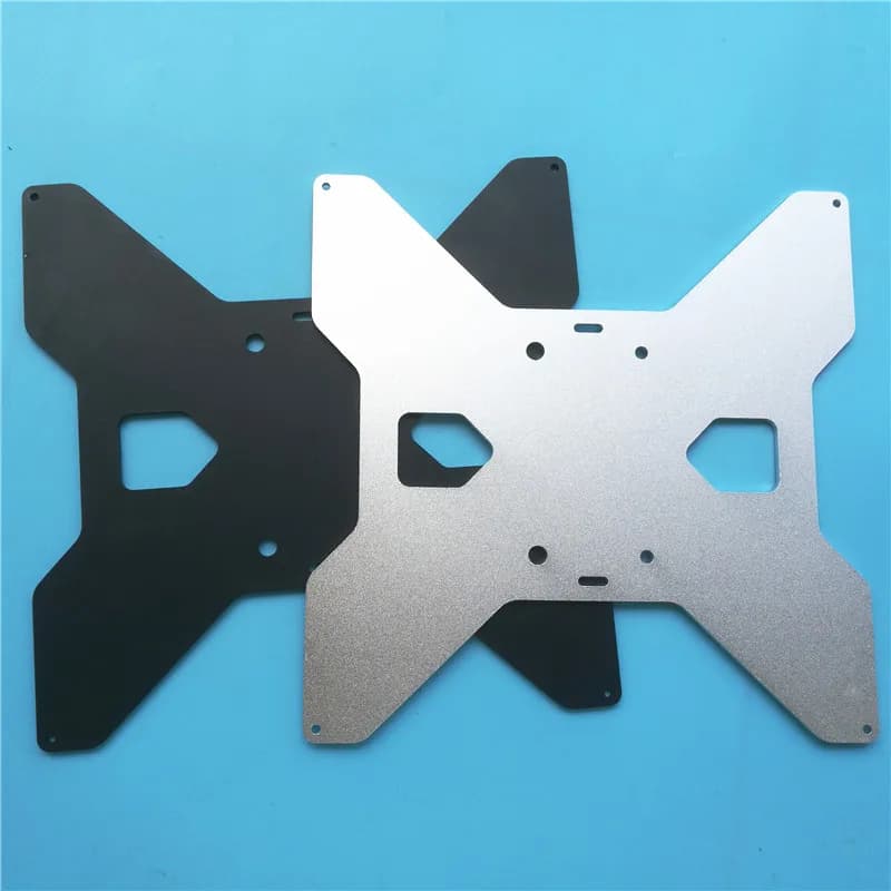TEVO Tarantula in alluminio Y Carriage piastra di supporto riscaldata nero argento anodizzato per stampante 3D HE3D / Tarantula