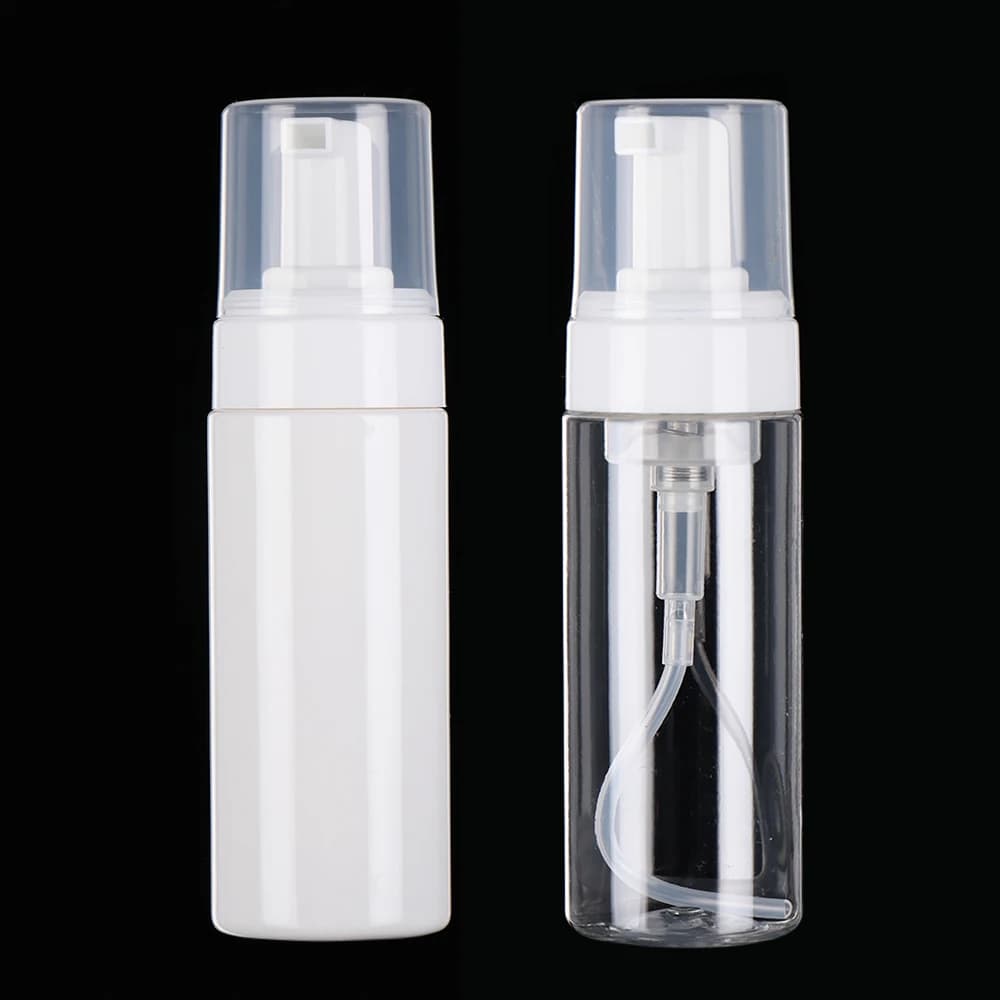 50/80/100/150ML Dispenser di sapone in plastica trasparente bottiglia di schiuma contenitore per pompa liquida disinfettante per le mani Shampoo contenitore per Gel doccia