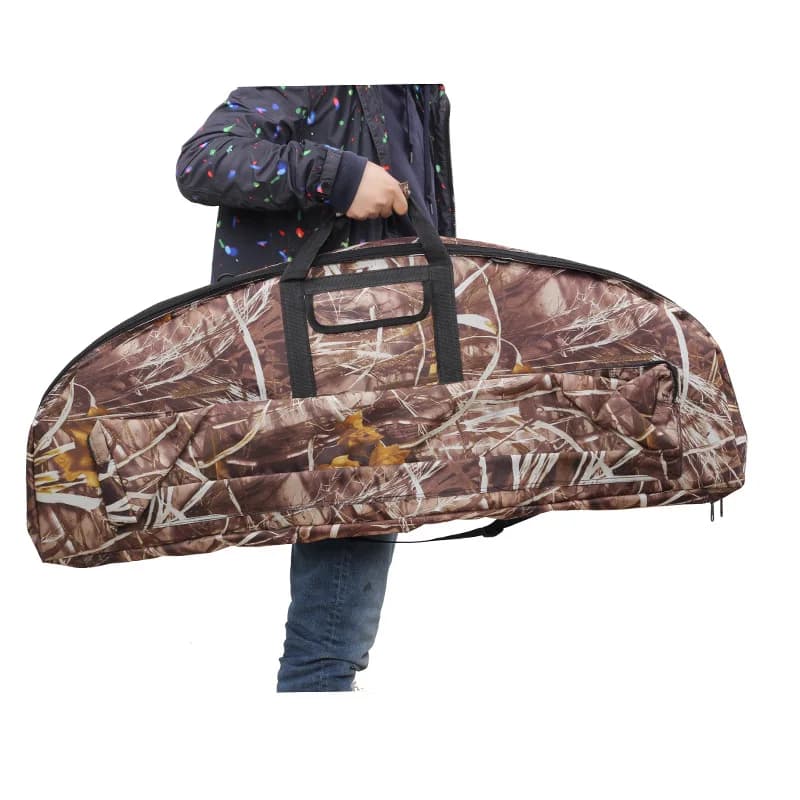 95/115cm Composite Bow Bag Archery Equipment Bow and Quiver Bag Black Camouflage Outdoor Hunting Accessories Shoulder Bag