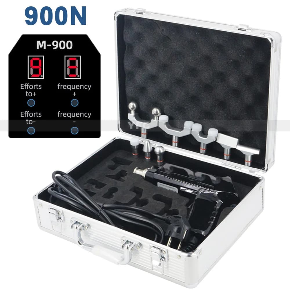 Chiropractic Adjustment Tool Electric instrument Pistola for bone correction of the spine Cervical therapy Massage Healthcare 900N