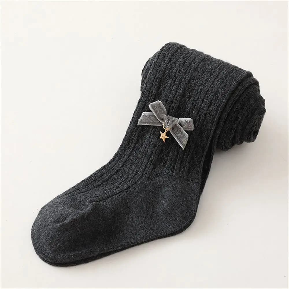 Children's thermal pants, boys and girls, knitted hot stockings, children's cotton pants, baby leggings, baby tights