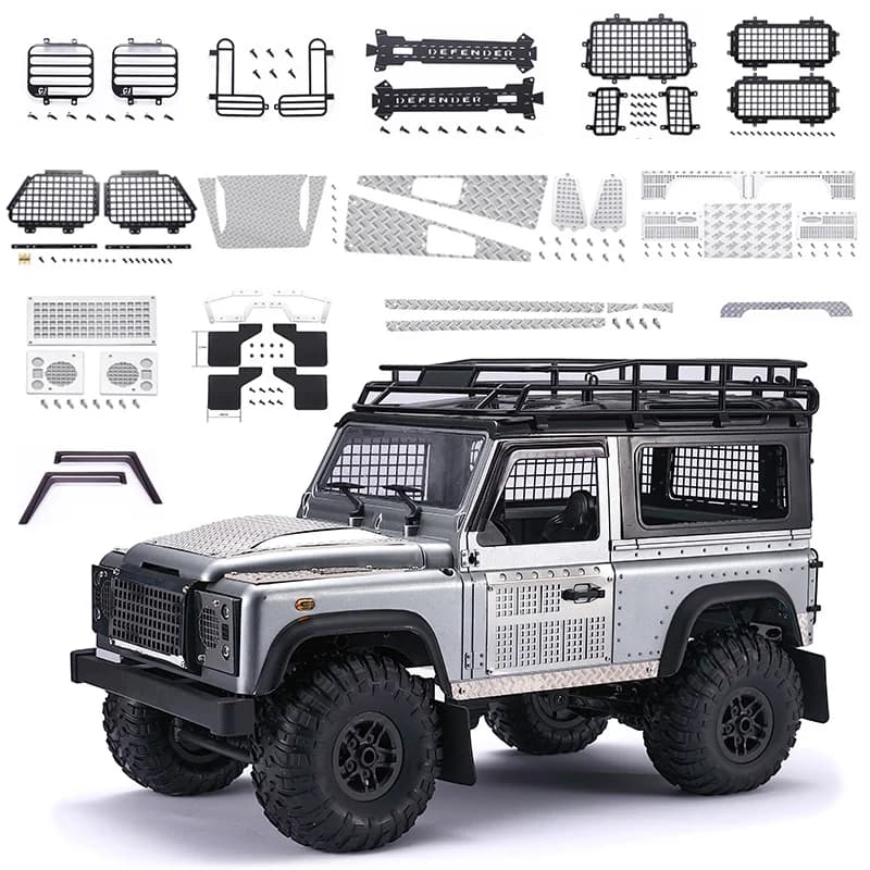 Metallo OP Decorazioni Simulate Accessaries Fai Da Te per MN Modello D90 D91 MN99 MN99S 1/12 RC Finestra di Automobile Maglia Aggiornamento Pezzi di Ricambio
