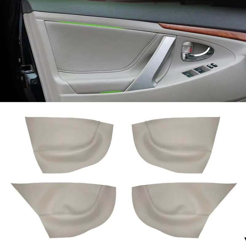 Porta Bracciolo del Cuoio Della Copertura Per Toyota Camry 2006 2007 2008 2009 2010 2011 2012 Auto Porta Bracciolo Pannello Della Copertura Della Pelle sticker Trim