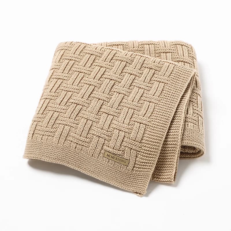 Coperte per bambini Super Soft Infant Kids Sofa Plaid biancheria da letto trapunte Solid knit Newborn Girls Boy passeggino Swaddle Wrapper 100*80CM