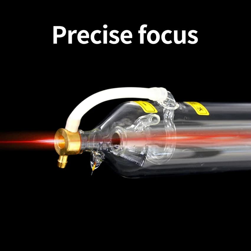 1000MM 50W CO2 Laser Tube Dia.50 Head Glass Tube Lamp For CO2 Laser Incision Cutting Machine