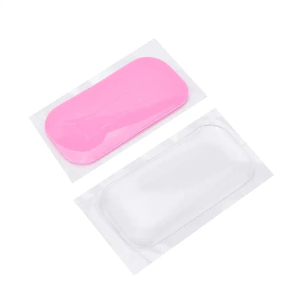 1Pc Supporto di estensione Ciglia Individuale Riutilizzabili Ciglia Silicone di Rettangolo Pastiglie Supporto di Estensione flessibile Make Allentato Pallet