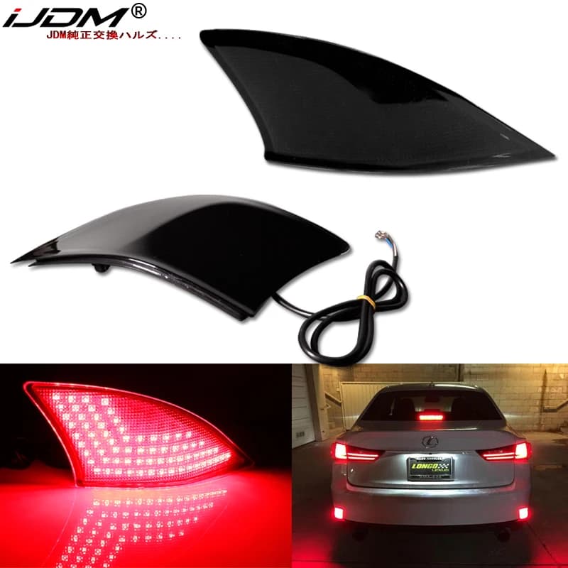 iJDM Per Lexus IS250 IS350 IS F Sport 2014-2020 Sostituisci la funzione del paraurti come luci freno aggiuntive/luci posteriori/fendinebbia posteriori/giro
