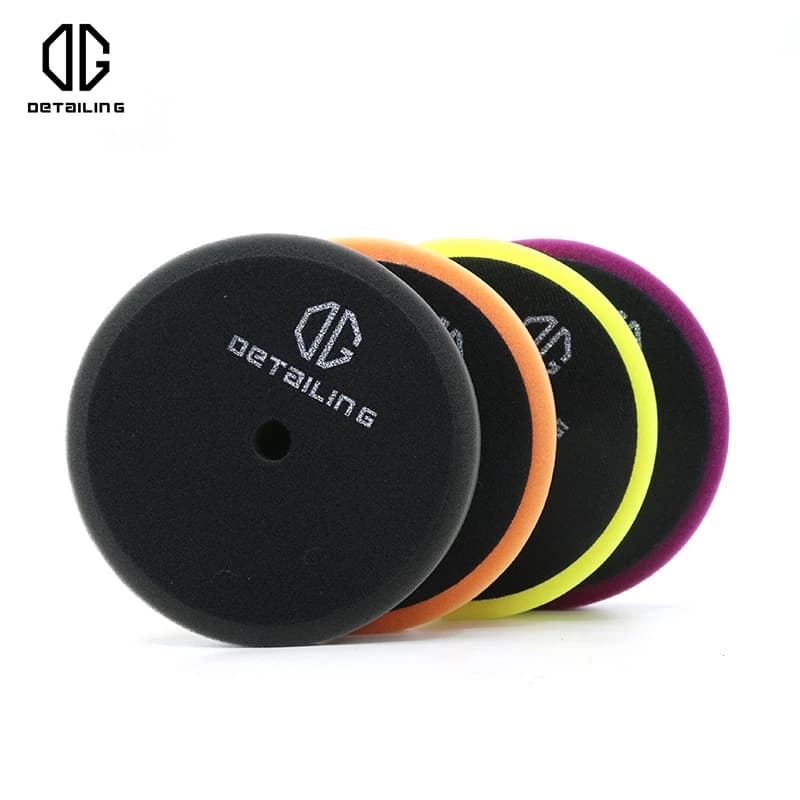 DETAILING 5 Inch / 6 Inch Convex Foam Tip Germany Polishing Sponge Mat for car details Foam polishing disc Car wax