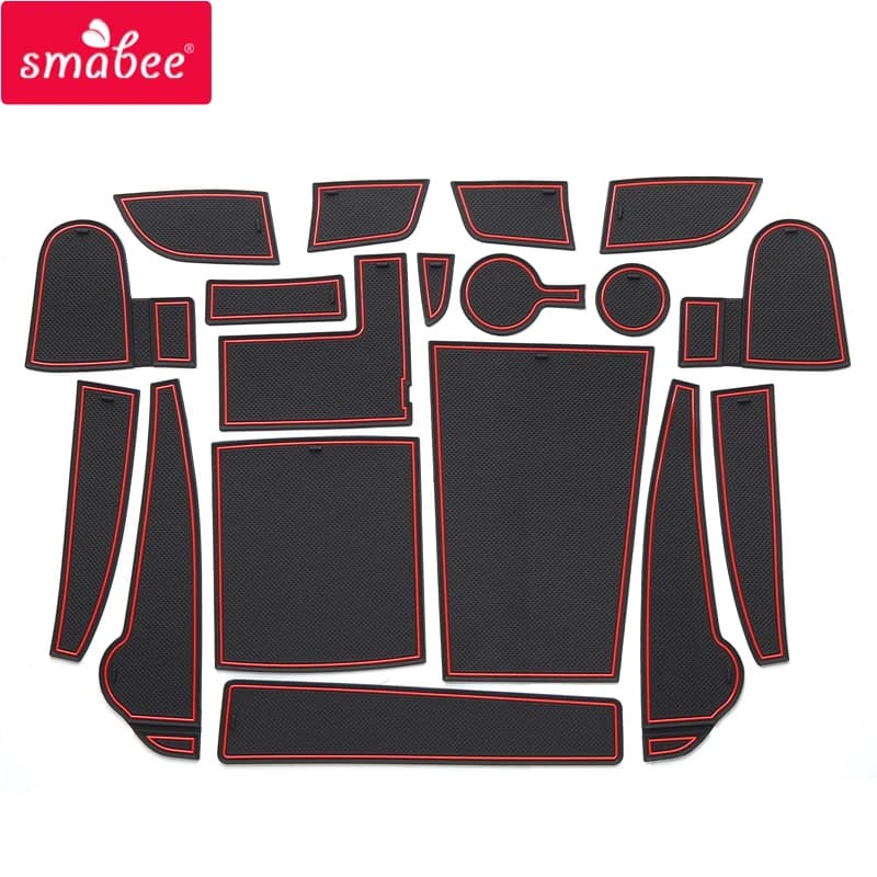 Car gate slot for Hyundai Kona EV Elektro MY 2020- 2022 anti-slip mat for electric car s accessories for anti-slip Pad