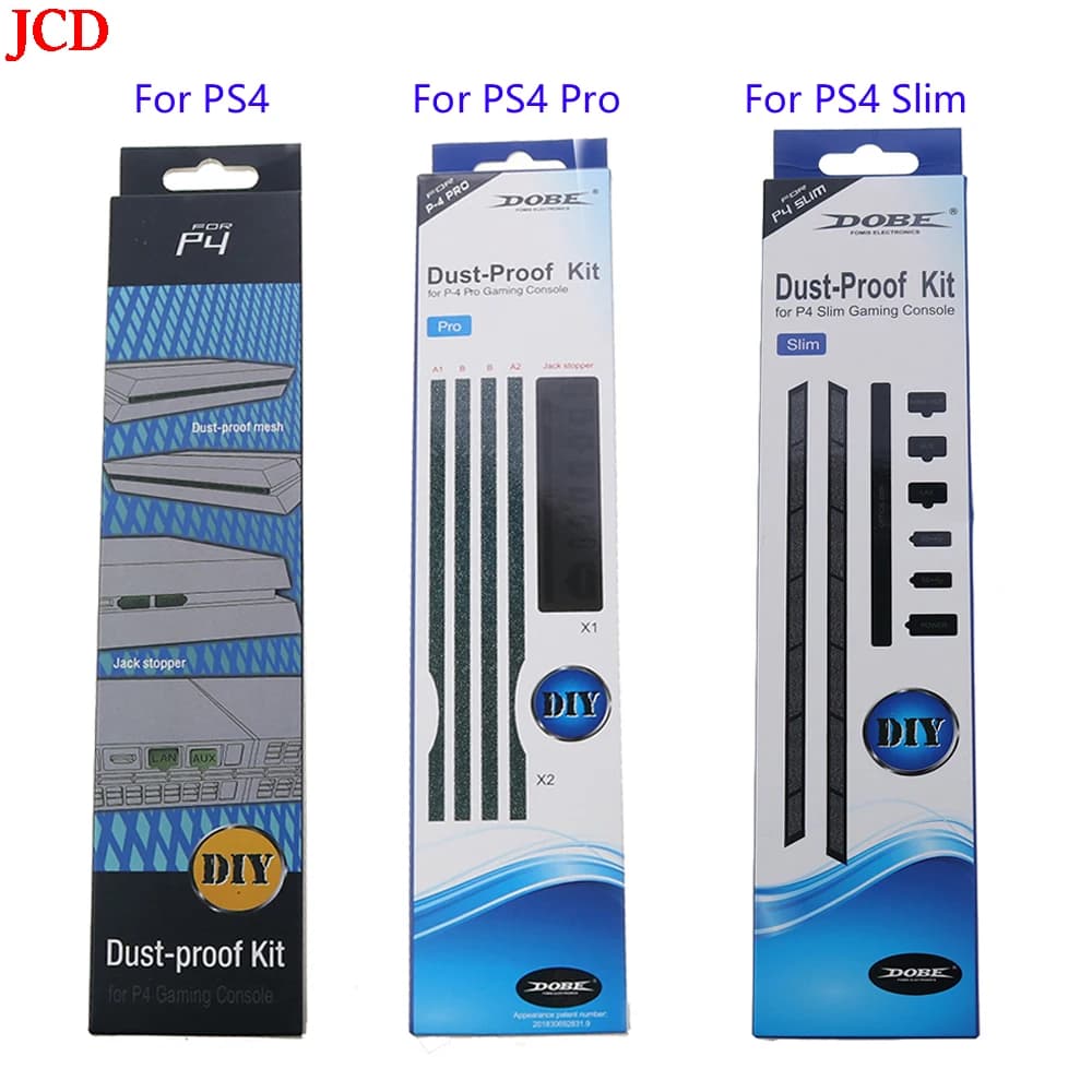 JCD 1Set Copertura Antipolvere Filtro Spugna Kit Antipolvere Per PS4 Pro Accessori di Gioco Filtro Antipolvere Per PS4 Slim Console