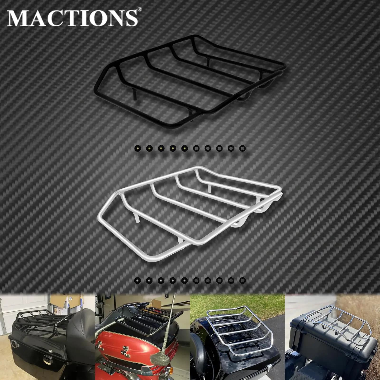 Moto Tour Bagagli Top Rack Tronco Per Harley Touring 1984-2025 Street Road Electra Glide CVO Limited FLHR FLHTK