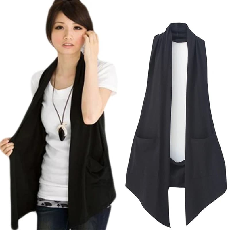 Nuova primavera 2021 donna All-match Slim Black Colete Vest donna Casual gilet gilet abbigliamento moda donna M-4XL