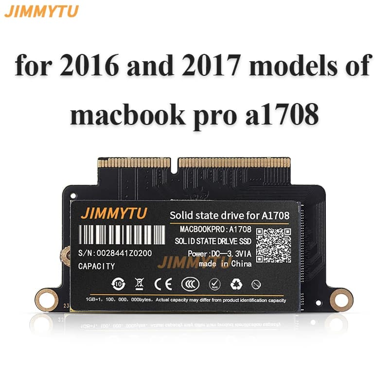 Disco Duro SSD Para MacBook Pro A1708 Compatibile con il modello Mac Pro Retina 13.3 "2016 2017 Anno Disco a stato solido EMC 3164 EMC 2978