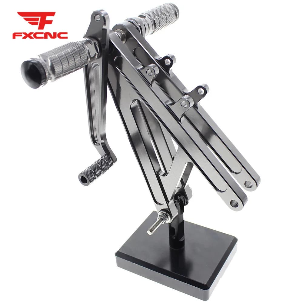 Per Honda RS125 GP125 RS 125 GP 125 1995-2013 CNC In Lega di Alluminio Moto Poggiapiedi Pedana Pedale Peg Rearset Set Posteriore