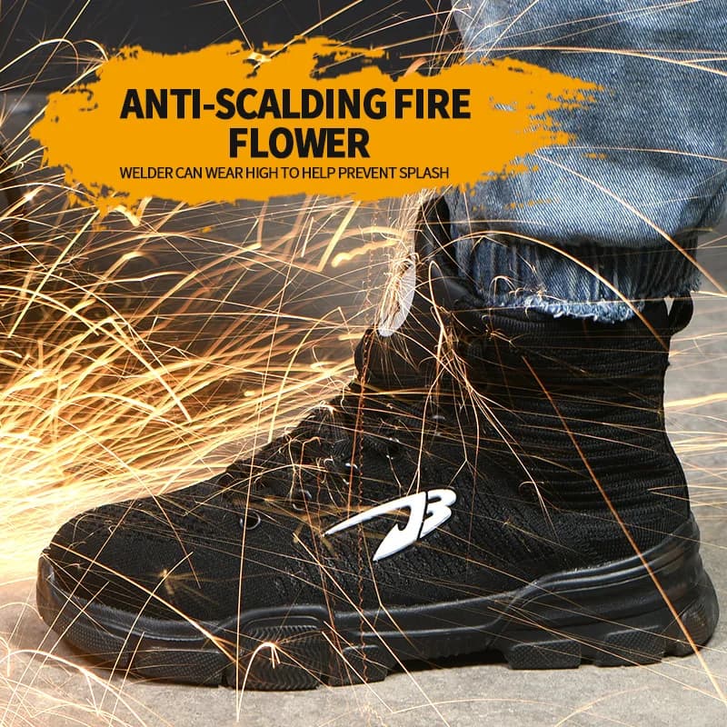 Scarpe Ryder indistruttibili uomo e donna punta in acciaio sicurezza aerea stivali in cotone Sneakers da lavoro a prova di puntura scarpe traspiranti