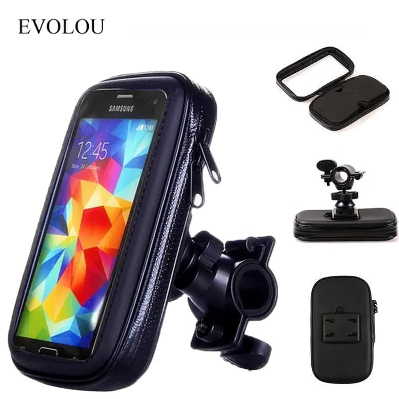 Supporto per telefono moto per Iphone 17 Air 16E 15 Pro Max 13 11 14 Plus 7 8 Borsa per telefono Supporto Custodia impermeabile Supporto per mobile