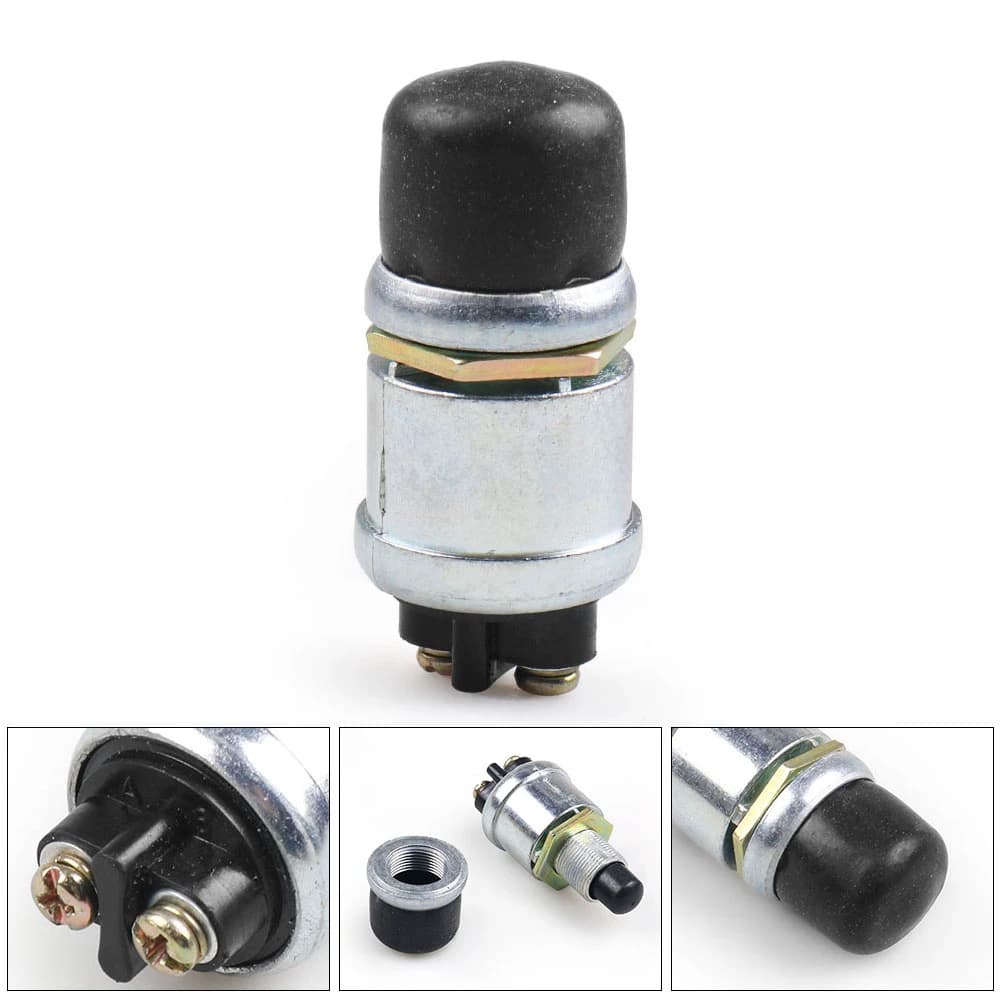 Impermeabile 50A 12V Auto Barca Pista Interruttore Pulsante Corno Avviamento Motore Avviamento TT101964