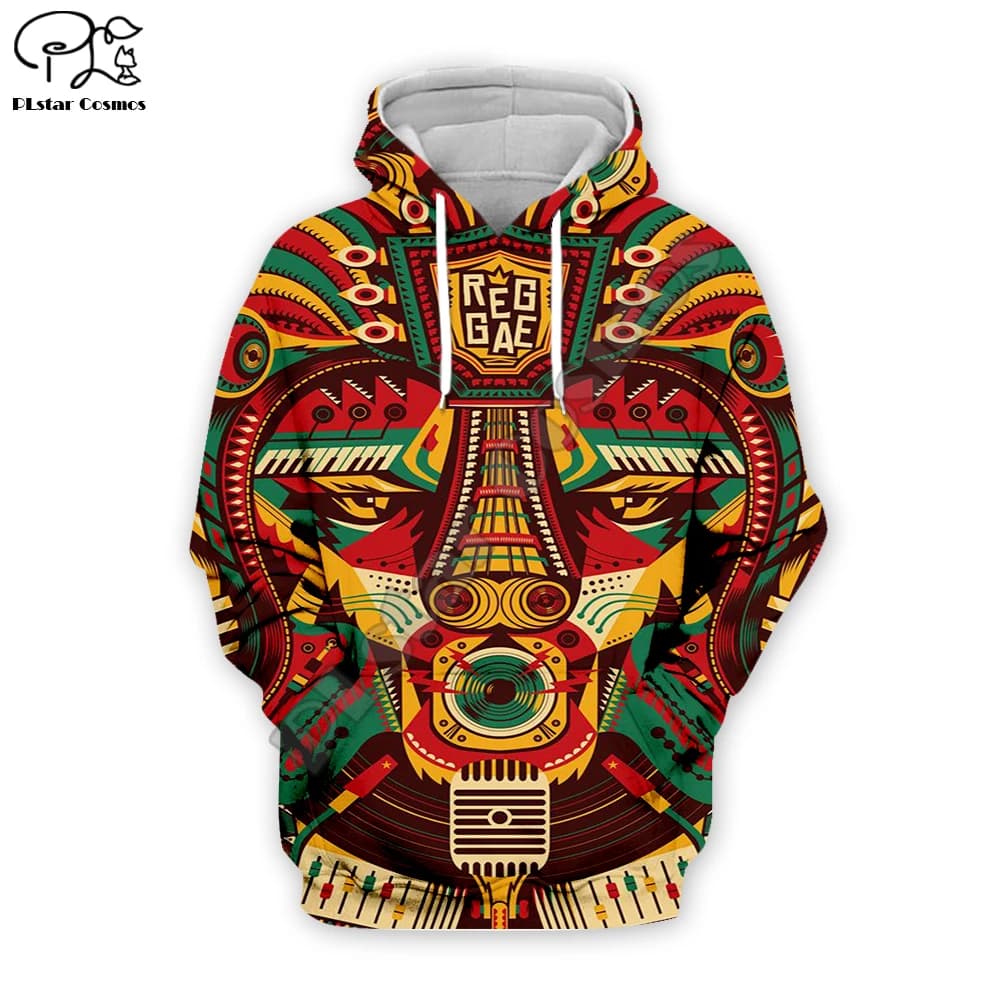 PLstar Cosmos Reggae Singer HipHop Legend Bob Marley Funny NewFashion Streetwear 3DPrint Zipper/Hoodies/Sweatshirts/Jacket A-11