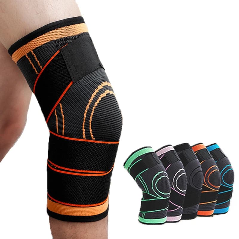 1 piece of men's compression sports knee pads, elastic support pads, knee pads, fitness equipment, volleyball, basketball, cycling