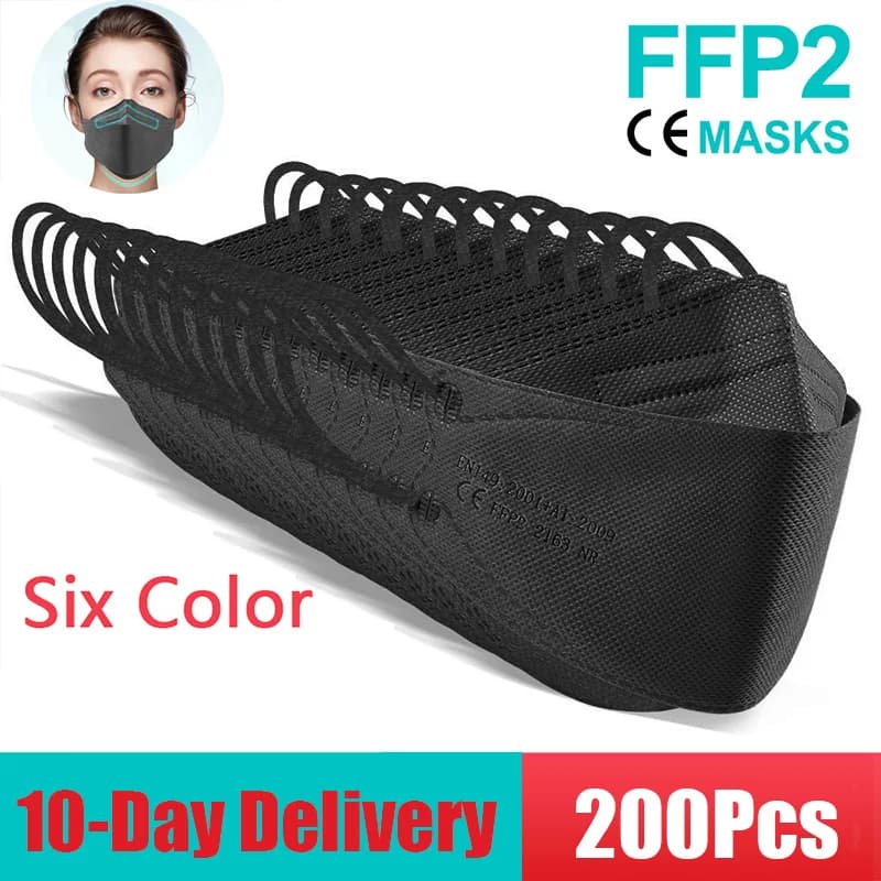 Maschere ffp2 maschere per il viso KN95 colori maschere di protezione di sicurezza n k 95 ffp 2 originais 4ply mask pff2 n95 mascarilla fpp2 homologada