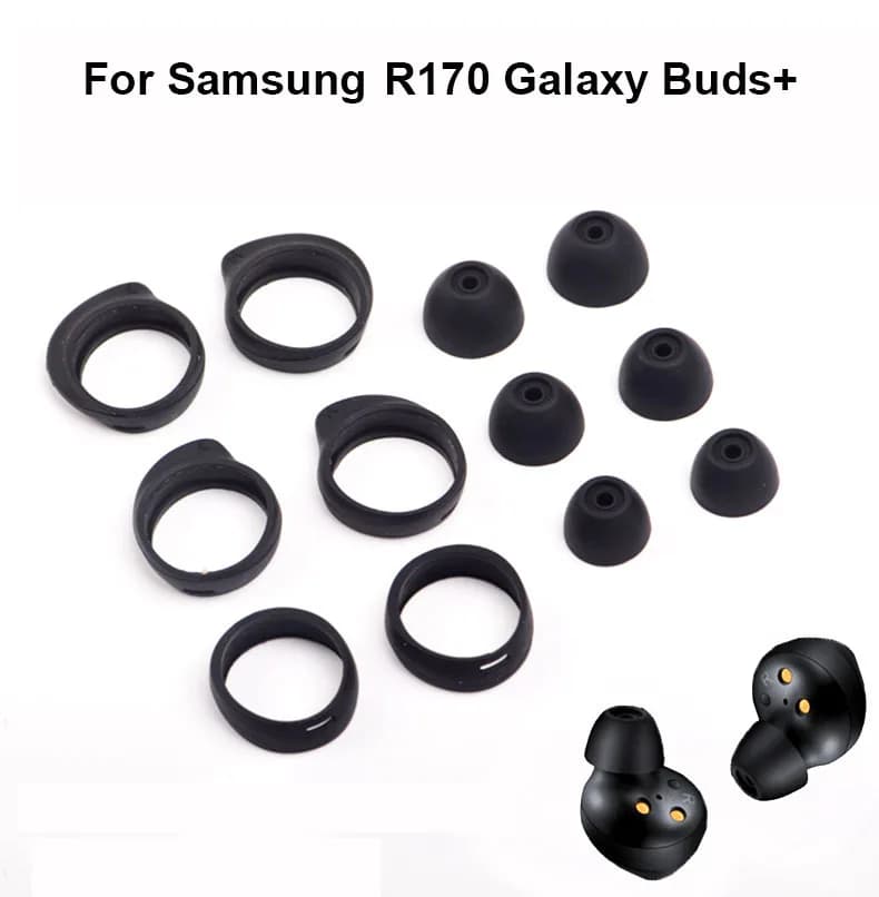 Custodia in silicone per auricolari per Samsung R170 Galaxy Buds + Cuscinetti auricolari Cuscino auricolare bluetooth Tappi per le orecchie in-ear Coperture Auricolari Auricolari